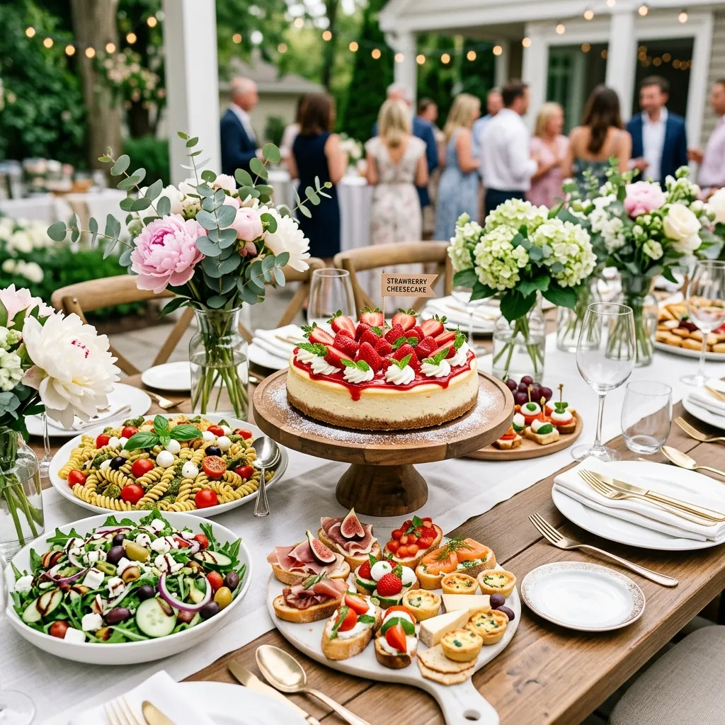 Cheesecake Factory catering party platters and whole cheesecakes for group events