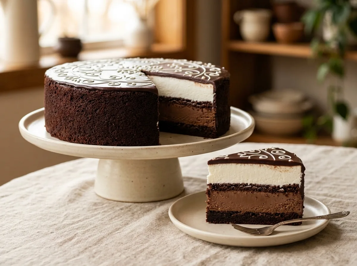 10-Inch Chocolate Tuxedo Cream® Cheesecake