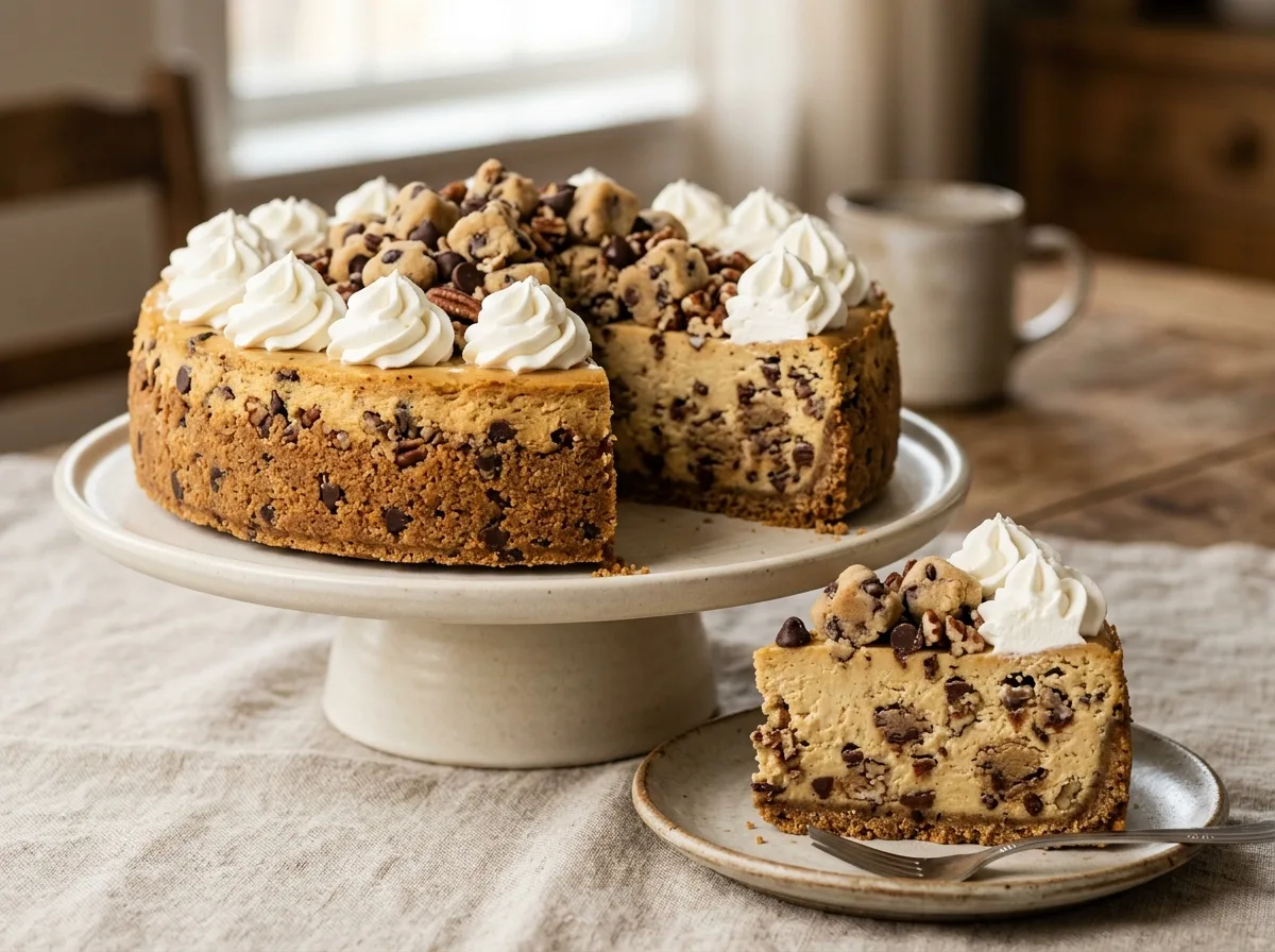 10-Inch Cookie Dough Lover's Cheesecake with Pecans