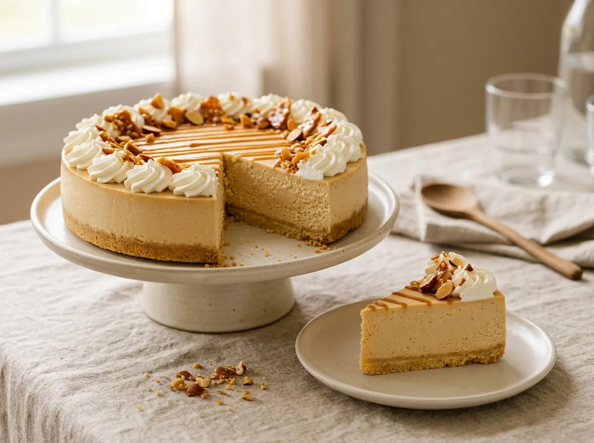 10-Inch Dulce De Leche Caramel Cheesecake
