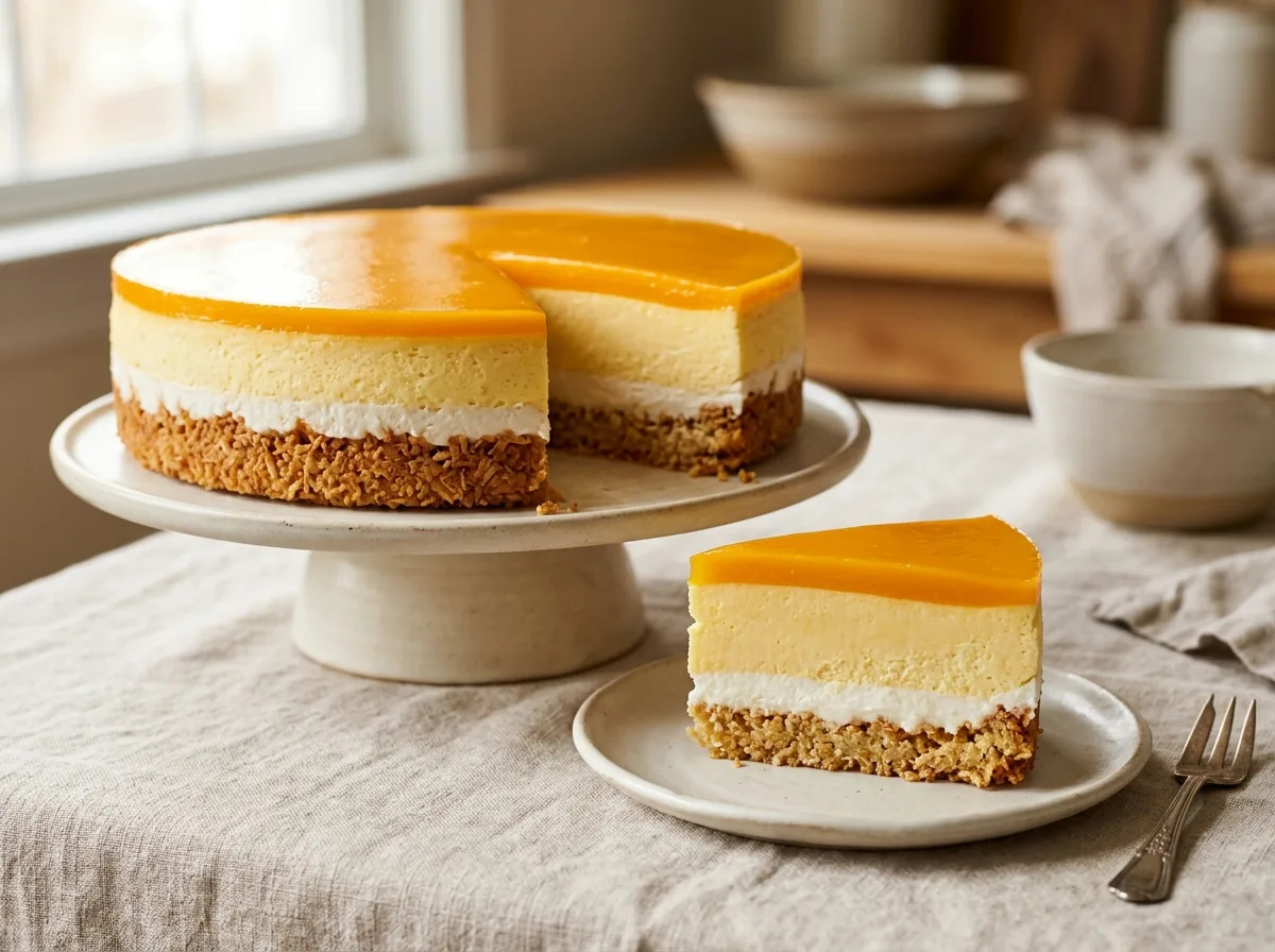 10-Inch Mango Key Lime Cheesecake