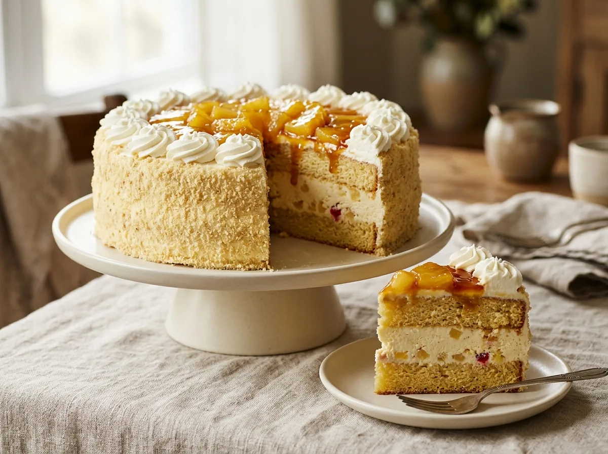 10-Inch Pineapple Upside-Down Cheesecake