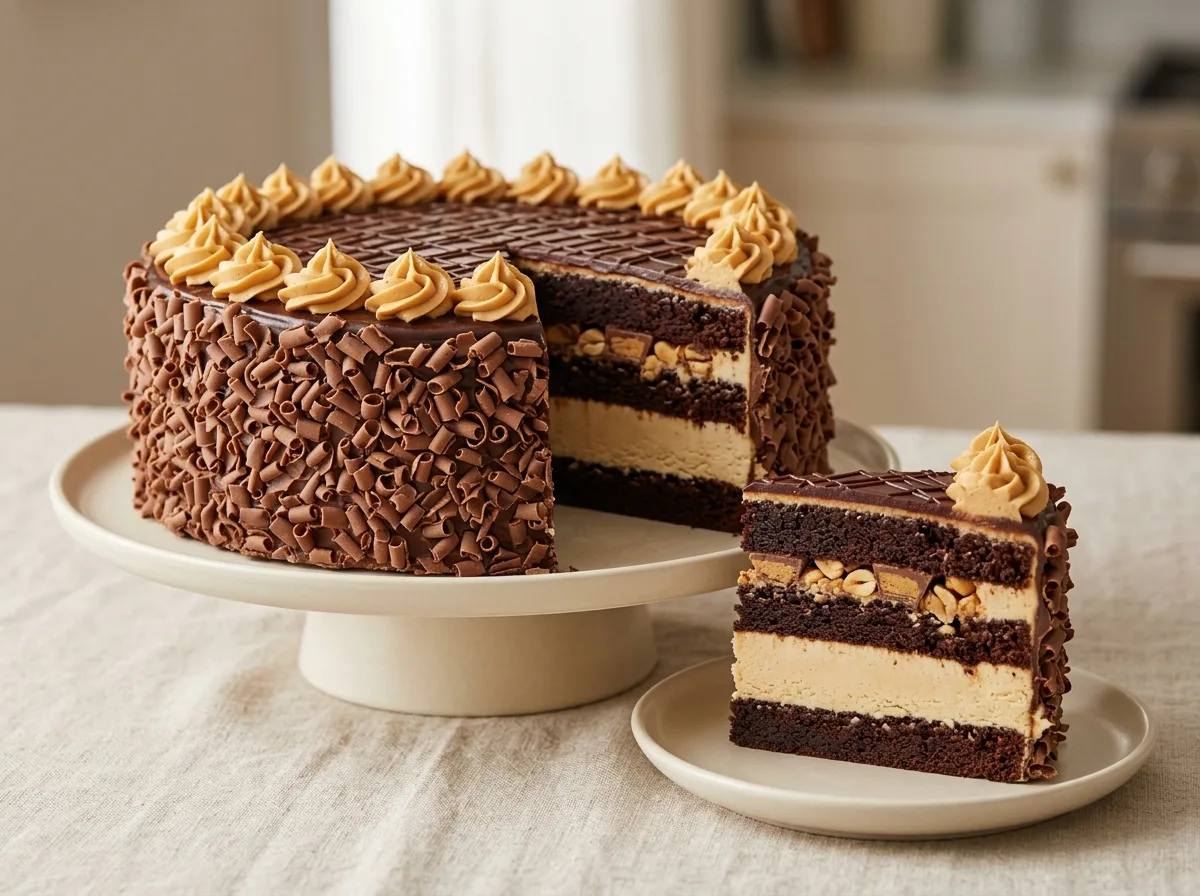 10-Inch Reese’s® Peanut Butter Chocolate Cake Cheesecake