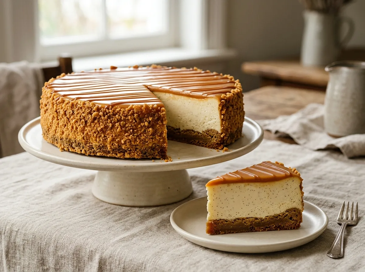 10-Inch Salted Caramel Cheesecake