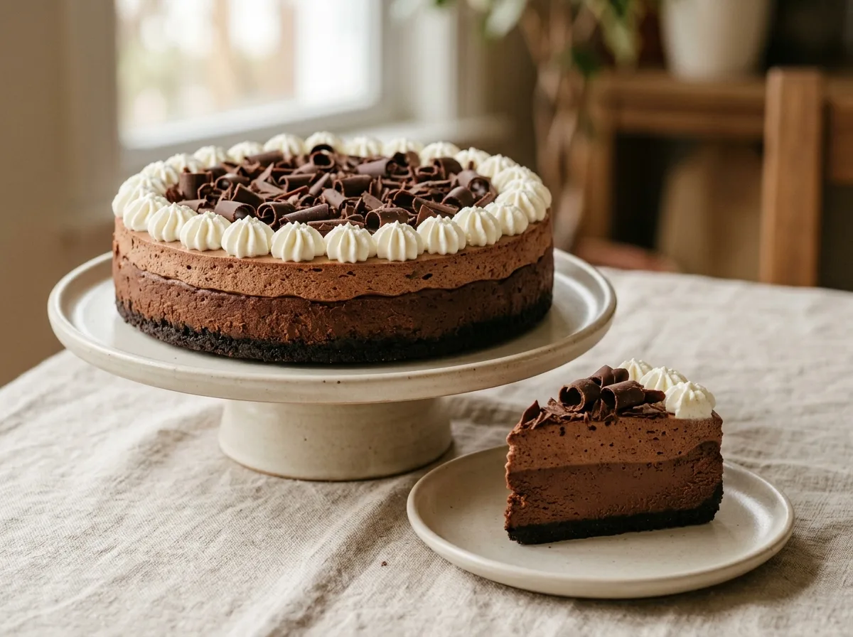7-Inch Chocolate Mousse Cheesecake