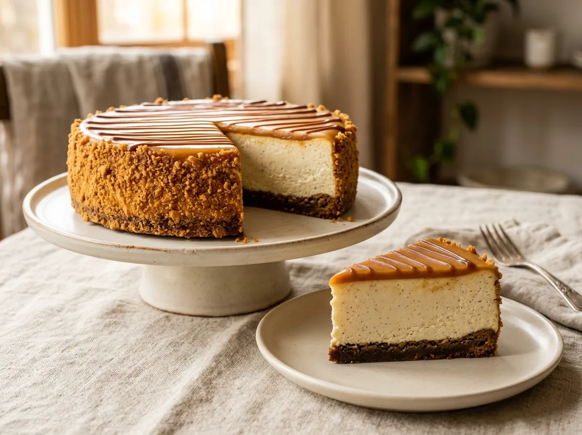 7-Inch Salted Caramel Cheesecake