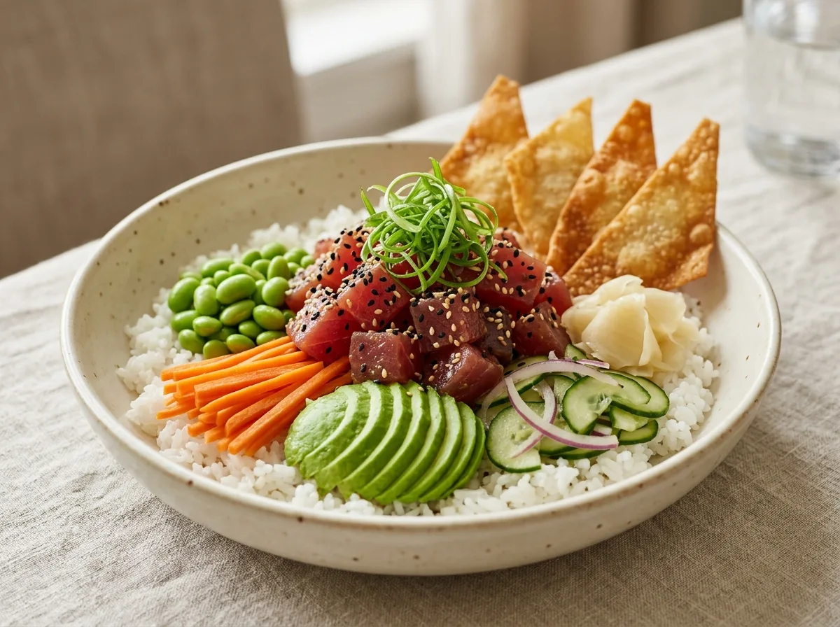Ahi Tuna Poke Bowl with Rice*