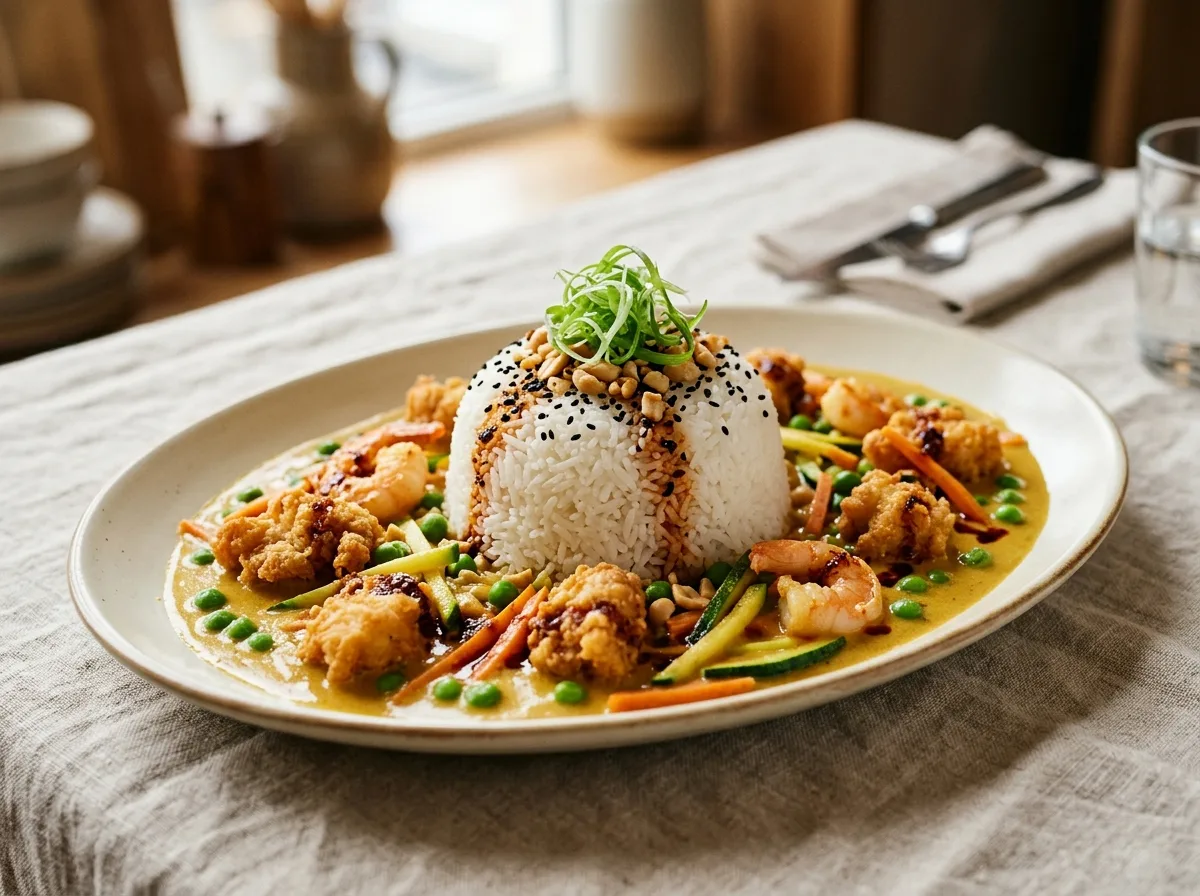 Bang-Bang Chicken and Shrimp
