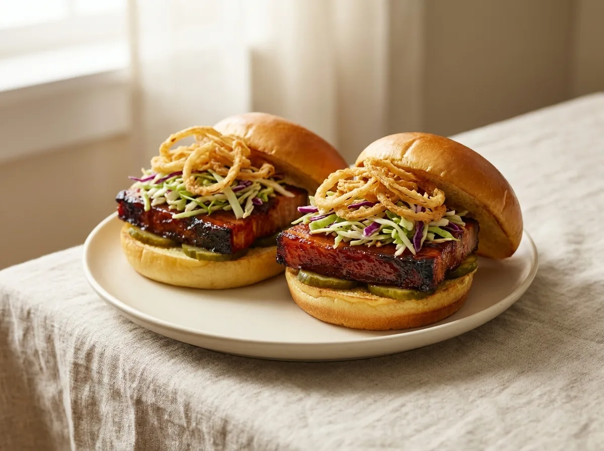 BBQ Pork Belly Buns