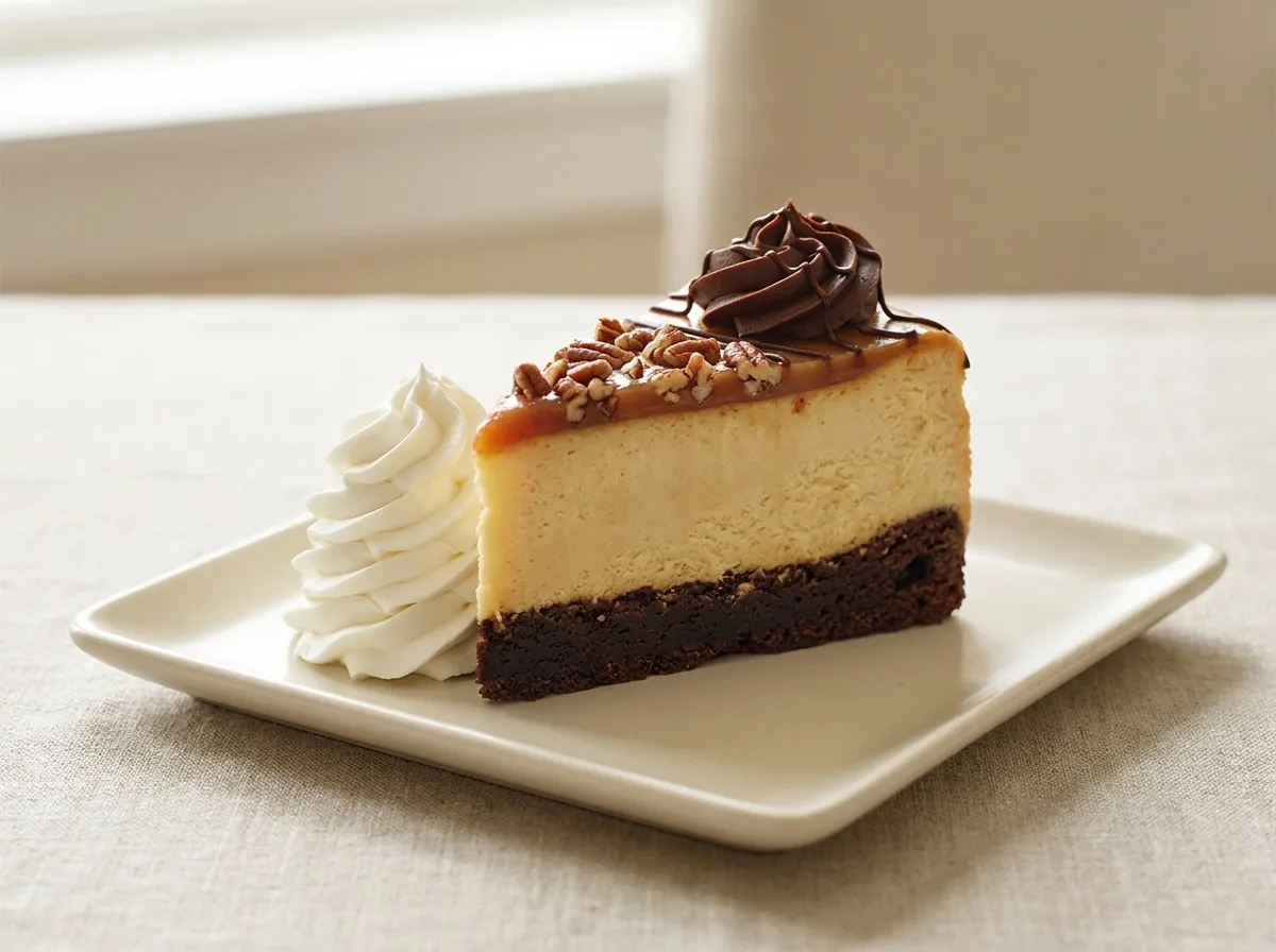 Caramel Pecan Turtle Cheesecake