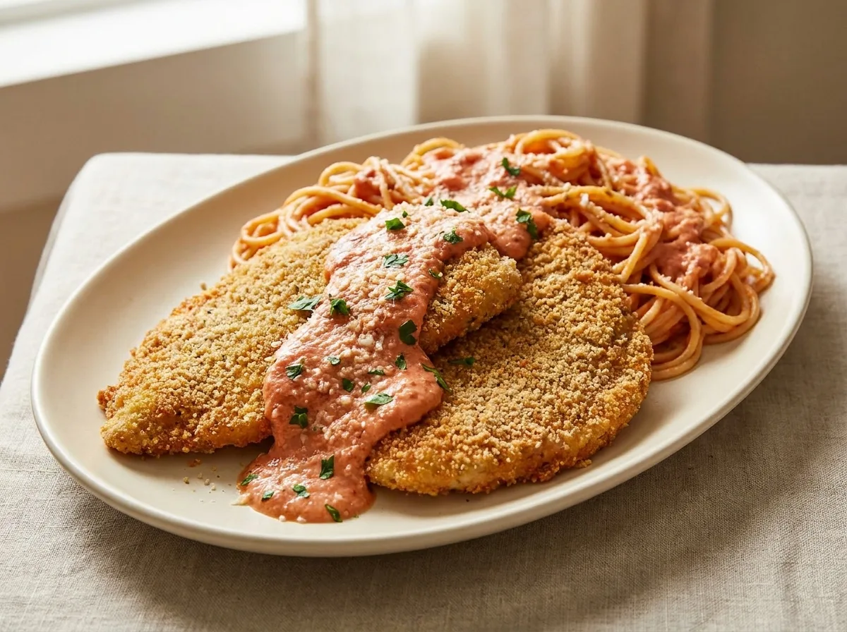 Crusted Chicken Romano