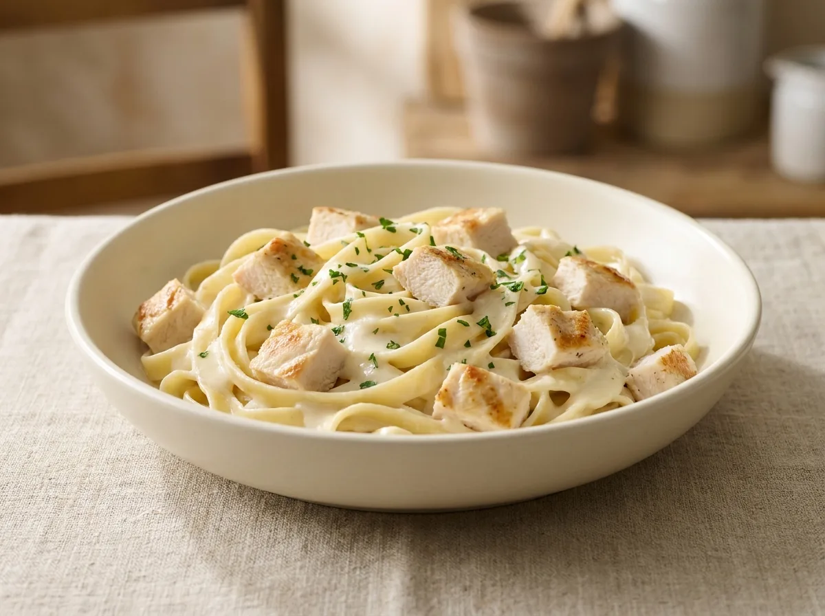 Fettuccini Alfredo with Chicken