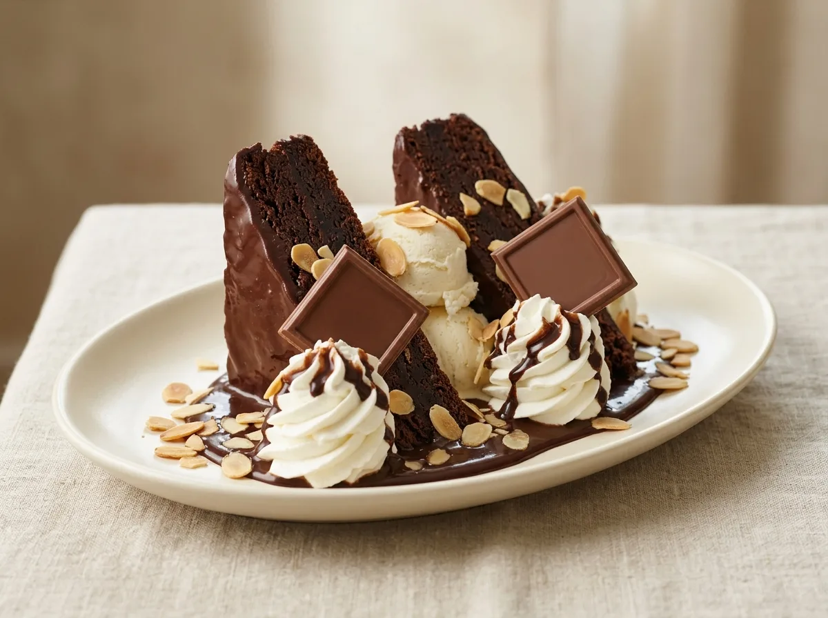 Godiva® Chocolate Brownie Sundae
