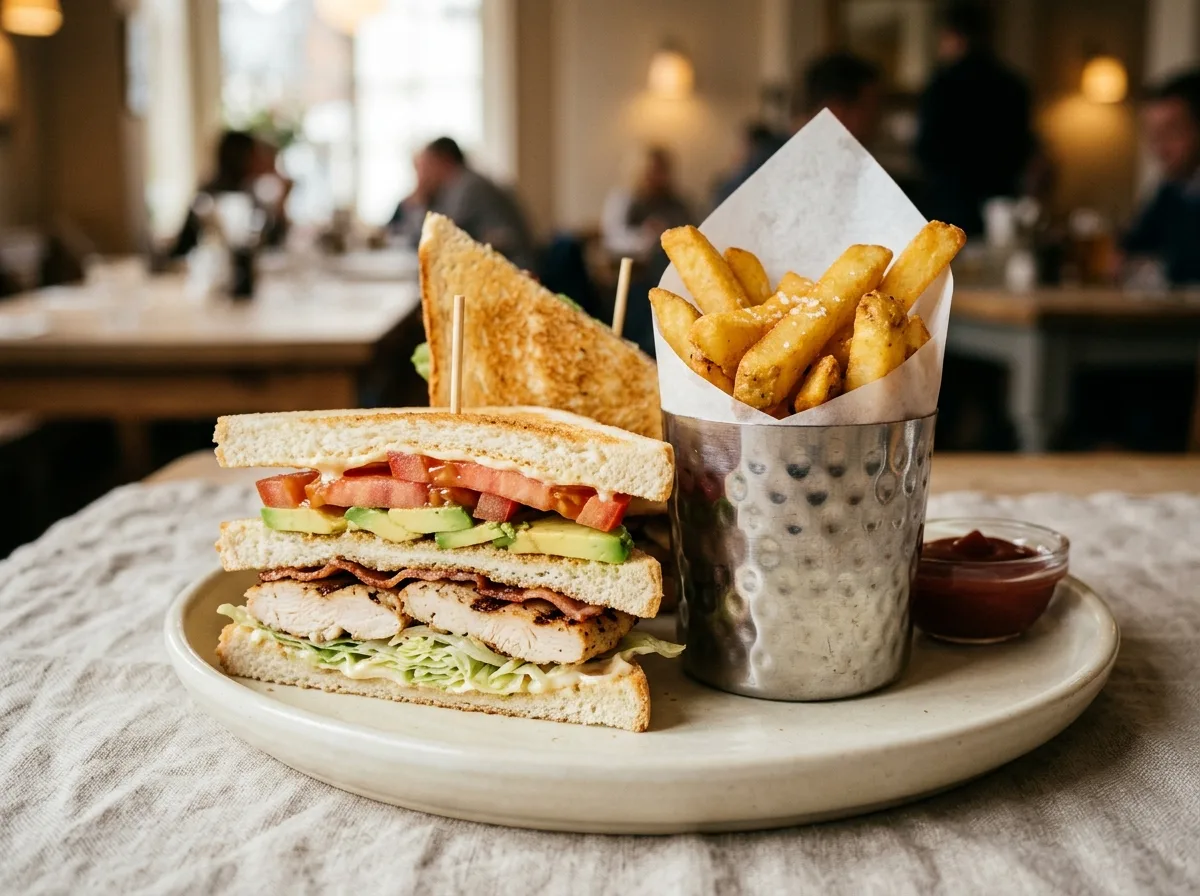 Grilled Chicken and Avocado Club