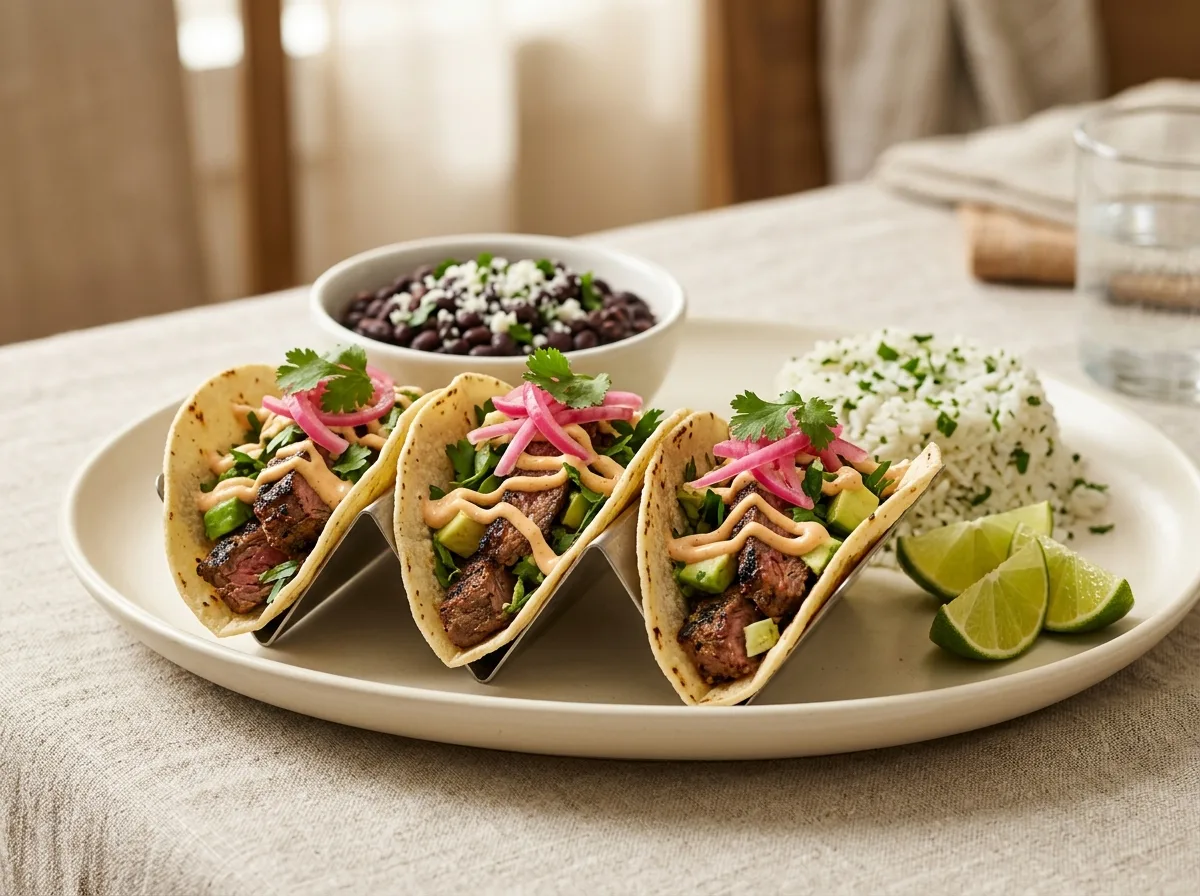Grilled Steak Tacos*