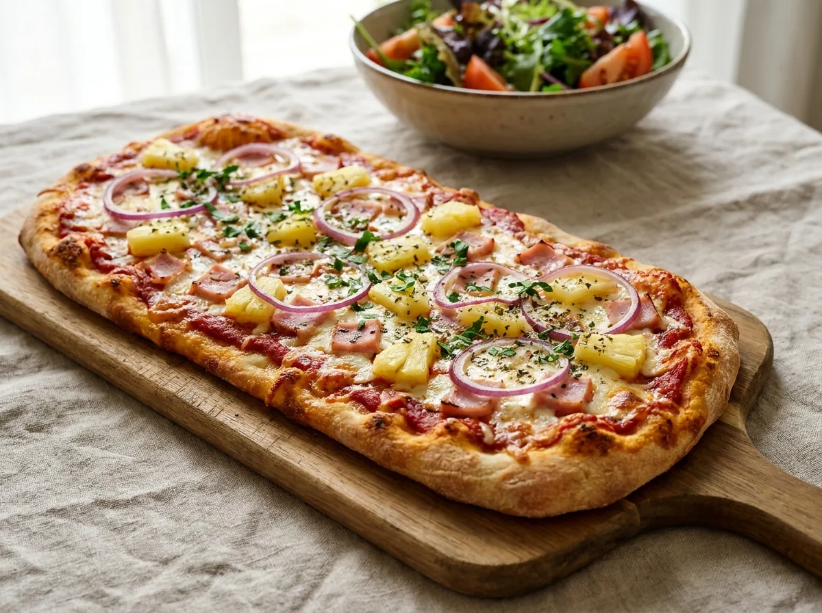 Hawaiian Flatbread Pizza