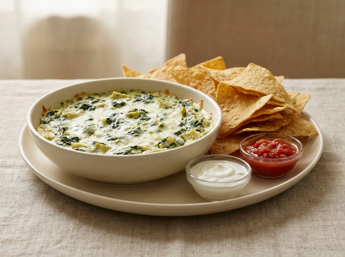 Hot Spinach and Cheese Dip