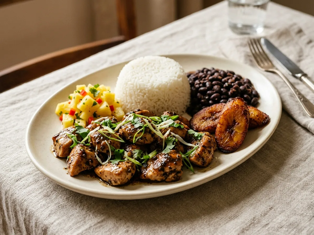Jamaican Black Pepper Chicken