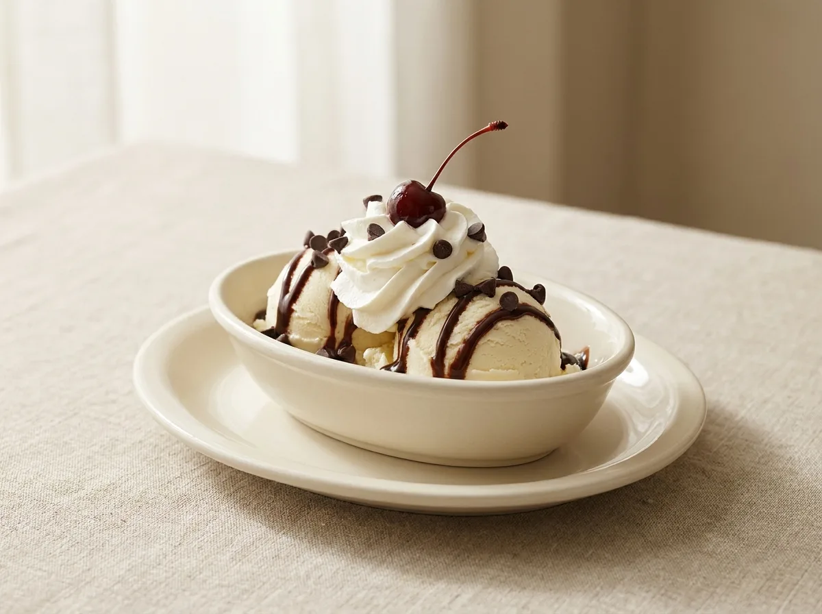 Kids’ Mini Hot Fudge Sundae