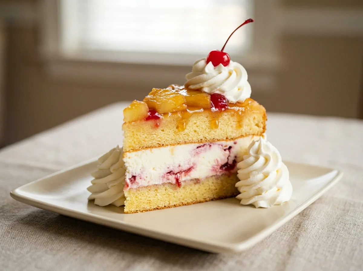 Pineapple Upside-Down Cheesecake