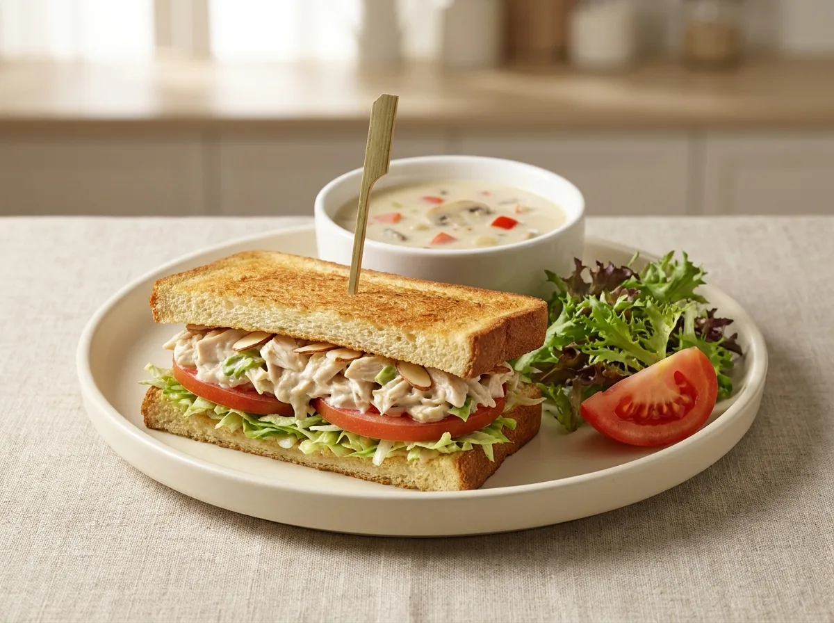 Renee’s Chicken-Almond Salad Sandwich