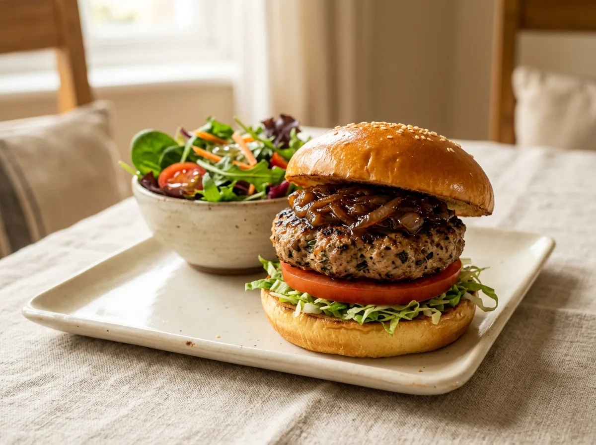 SkinnyLicious® Grilled Turkey Burger